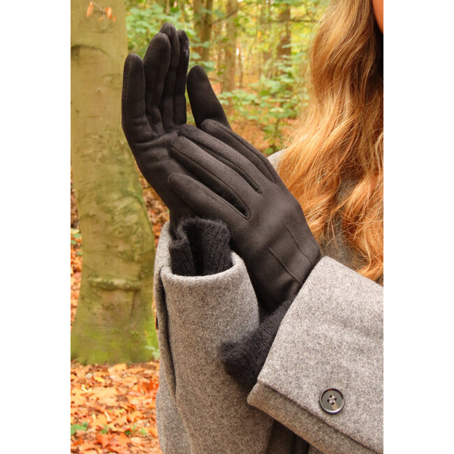 Touchscreen-Handschuhe in Wildlederoptik