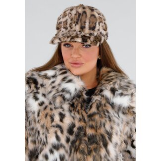 Kunstfell-Haustierdecke mit Leopardenmuster