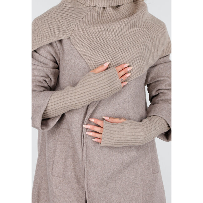 Strickhandschuhe mit Fingeröffnung