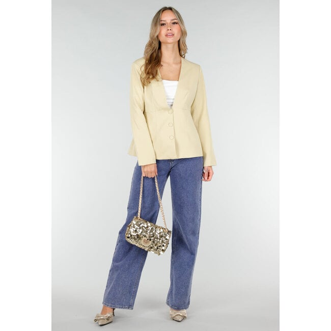 Goldene Tasche mit Pailletten