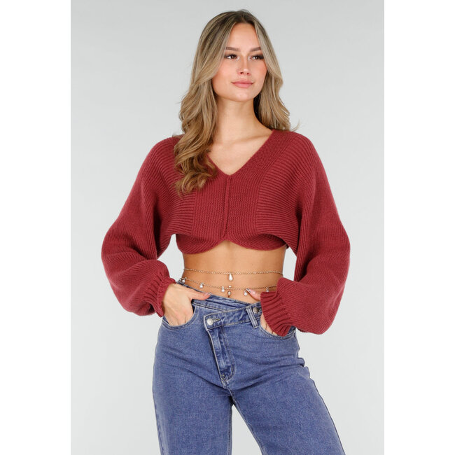 Goldene Körperkette mit Perlenanhängern und doppelter Gliederkette