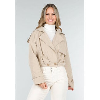 Hellbeiger Trenchcoat