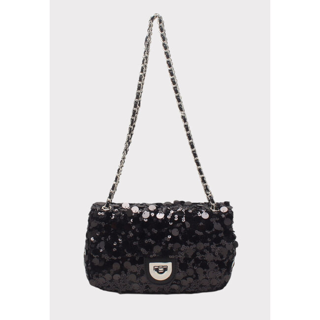 Goldene Tasche mit Pailletten