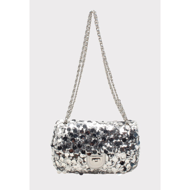 Goldene Tasche mit Pailletten