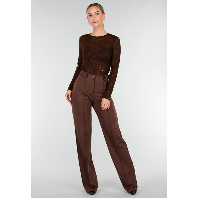 Tall Braune Hose mit Super Stretch