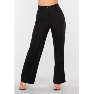 Schwarze Petite Stretch-Hose