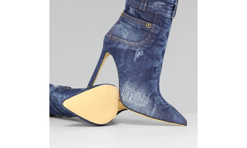 Jeans Schuhe/Stiefel