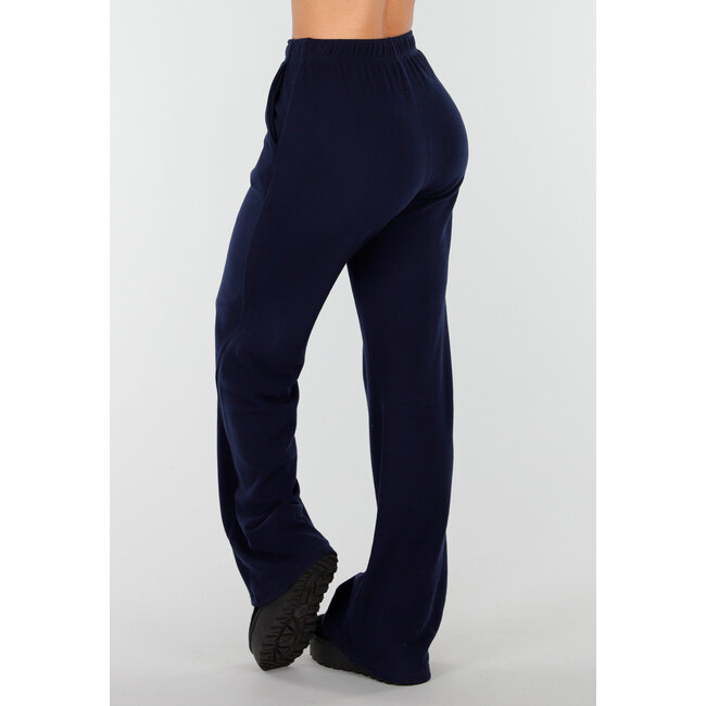Navy Weiche Stretchhose mit geradem Bein
