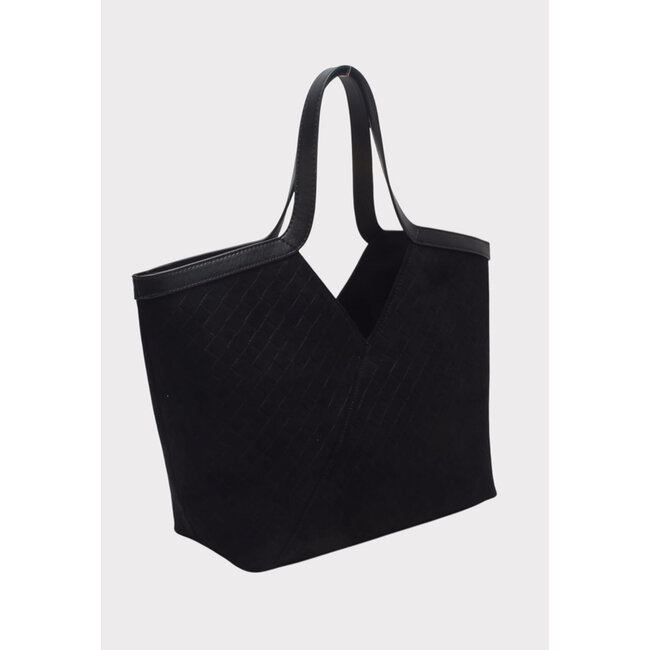 Gewebte Einkaufstasche mit zwei Henkeln