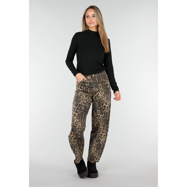 Schwarzes, weiches Stretch-Oberteil mit langen Ärmeln