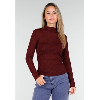 Bordeaux Langarm-Top
