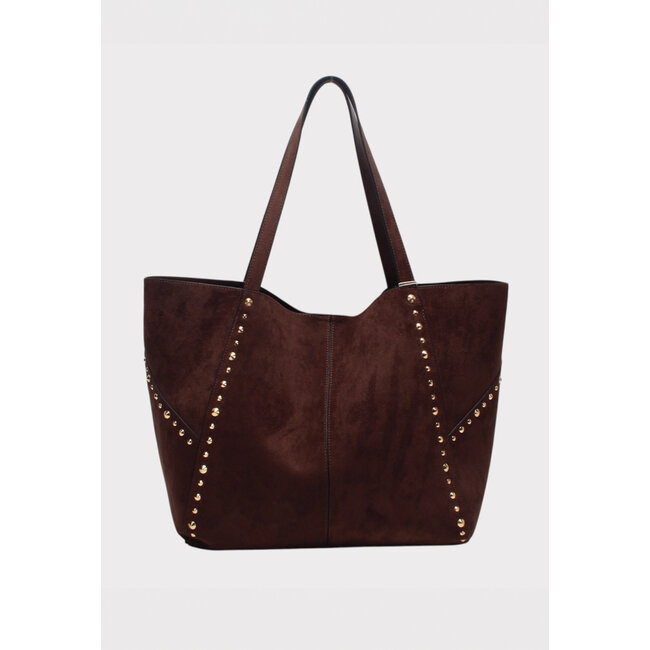 Tote Bag mit Nieten und passender Innentasche