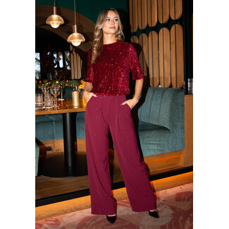 Red Velvet Glam Look