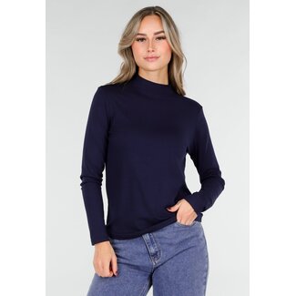 Navy Top mit Stretch