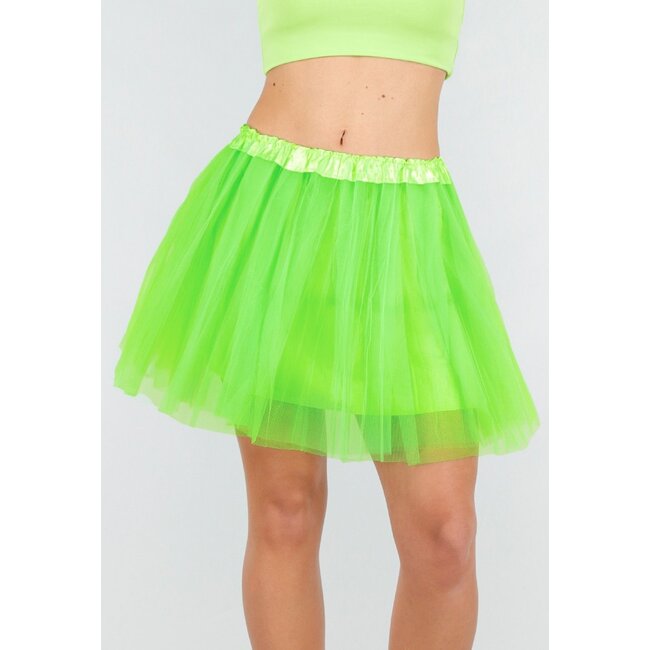 Neongrüner Tüllrock