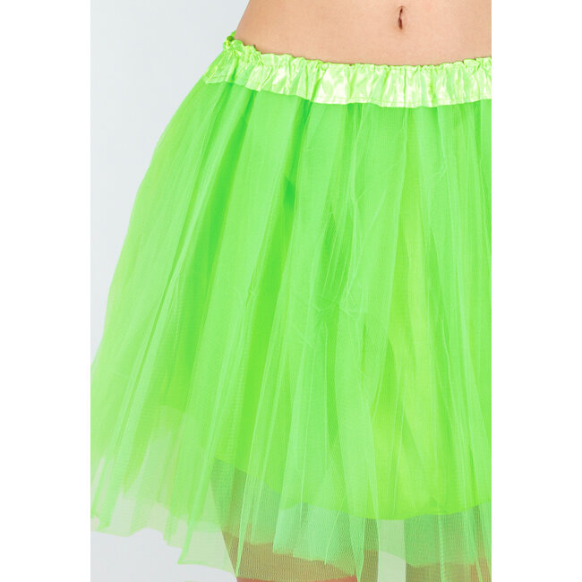 Neongrüner Tüllrock