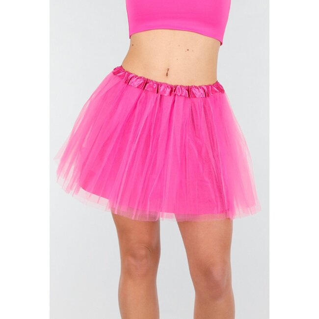 Neonrosa Tüllrock
