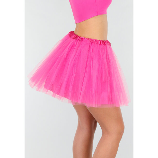 Neonrosa Tüllrock