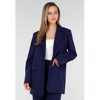 Navy Oversized Blazer