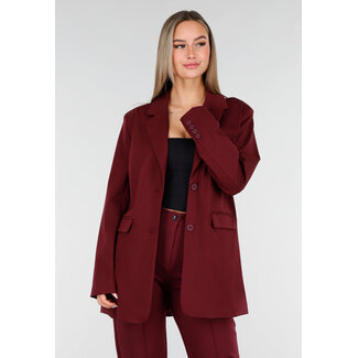 Bordeauxroter Blazer