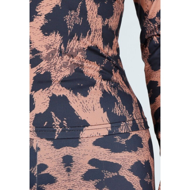 Zweiteiliges Set mit Leopardenmuster