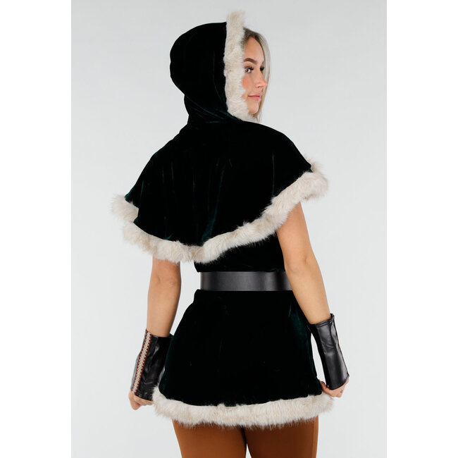 Braunes Wikinger-Kostüm mit Fell