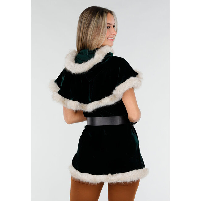 Braunes Wikinger-Kostüm mit Fell