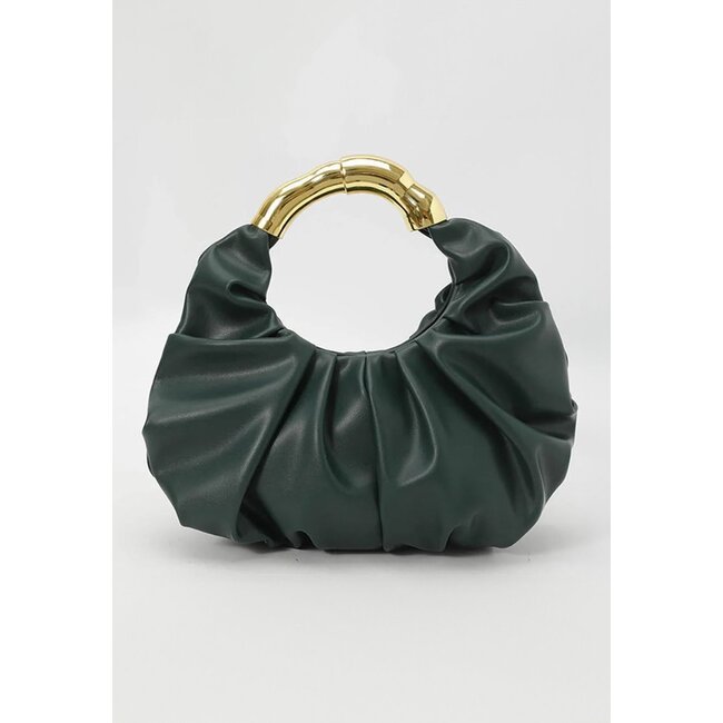 Handtasche mit goldenem Griff