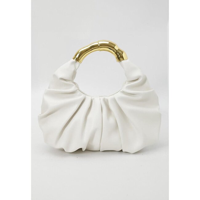 Handtasche mit goldenem Griff