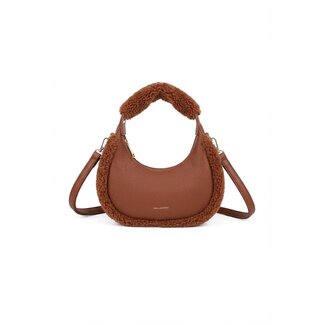 Camel Pelz Handtasche