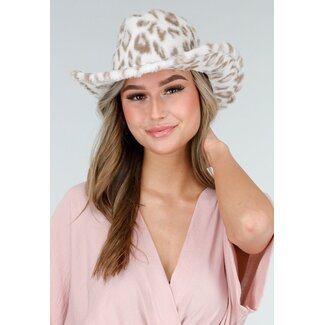 Cowboyhut mit rosa Leopardenmuster