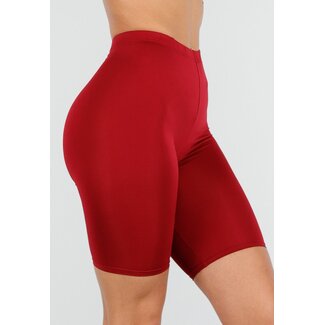 Bordeaux High Waist Short Legging