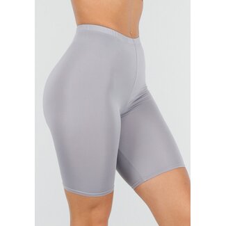 Graue High Waist Short Leggings