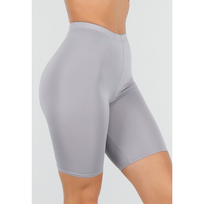 Graue High Waist Short Leggings
