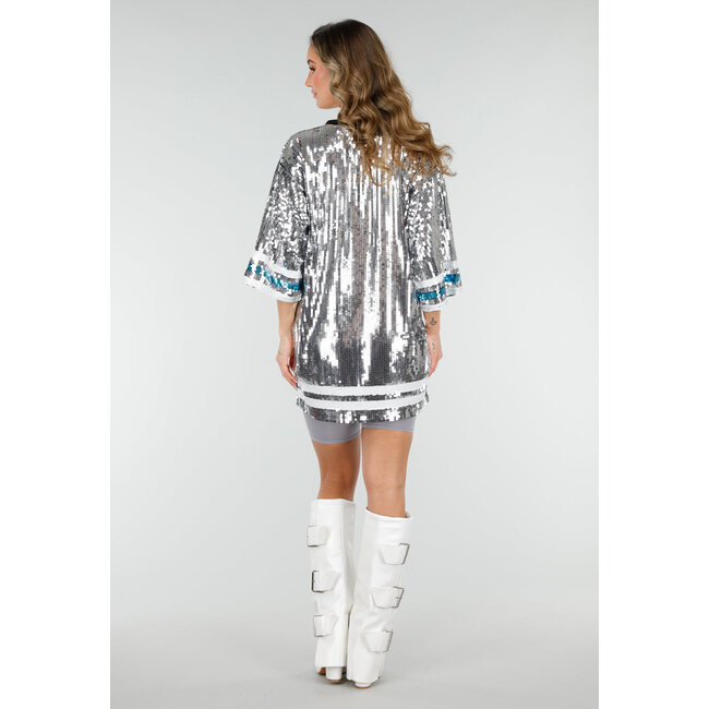 Graue High Waist Short Leggings