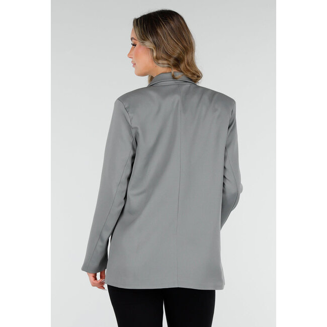 Doppelknopf-Blazer Grau