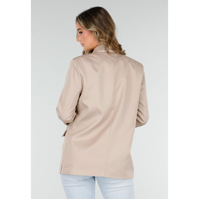 Doppelknopf-Blazer Beige