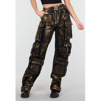 Goldene Mid Waist Tall Cargo Jeans