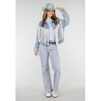 Denim Fringe Cowgirl