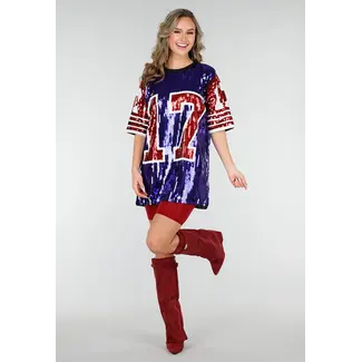 Sequin Game Day Look