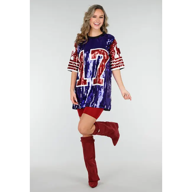 Sequin Game Day Look