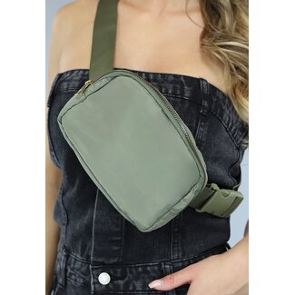 Armee grün Verstellbare Festival Tasche