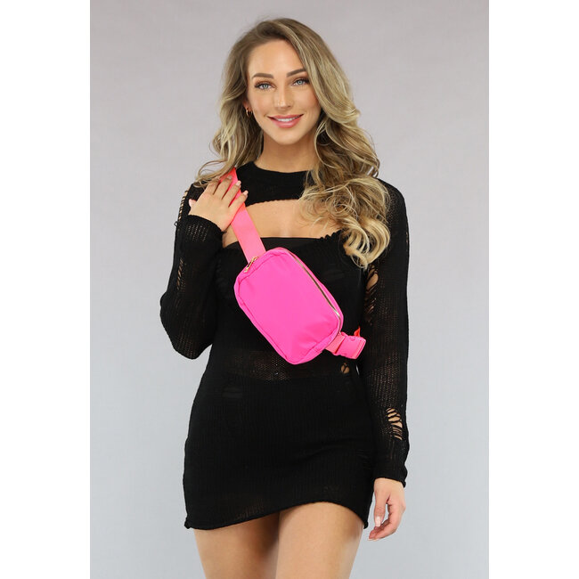 Festival-Tasche in Neon-Pink