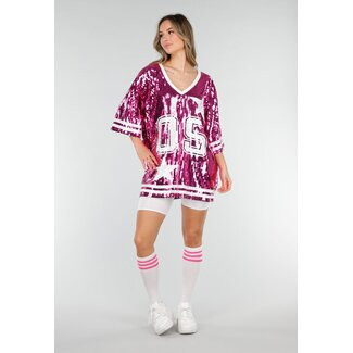 Pink Pailletten Jersey