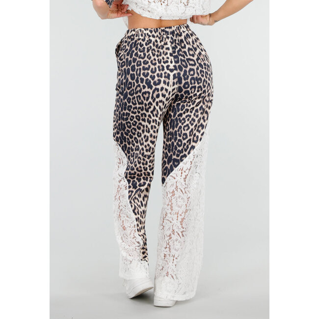 Leopard-Print-Set mit Top und Hose