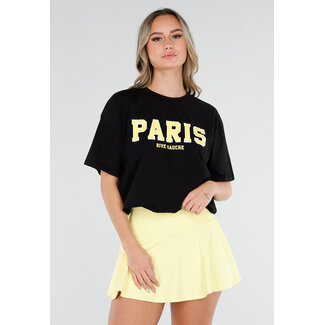 Schwarzes Paris T-Shirt