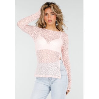 Light Pink Lace Top
