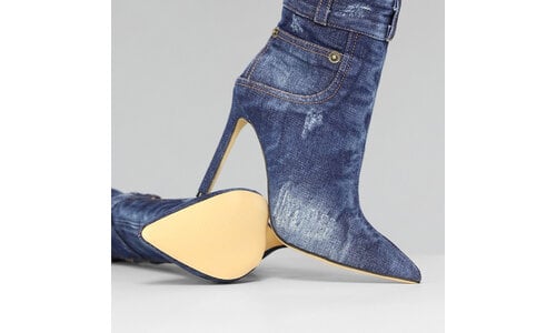 Jeans Schuhe/Stiefel