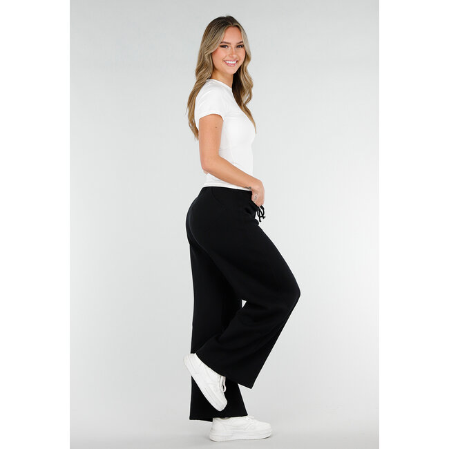 Schwarze Jogginghose mit Stretchanteil