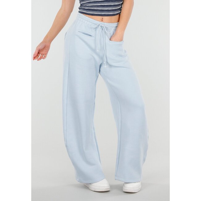 Hellblaue Jogginghose mit Kordelzug